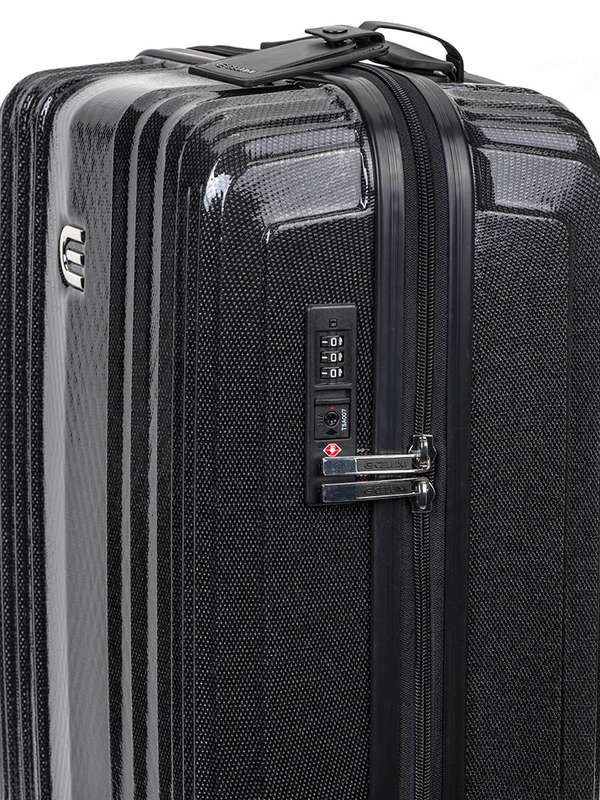 Cellini Compolite 4 Wheel Carry On Trolley Black
