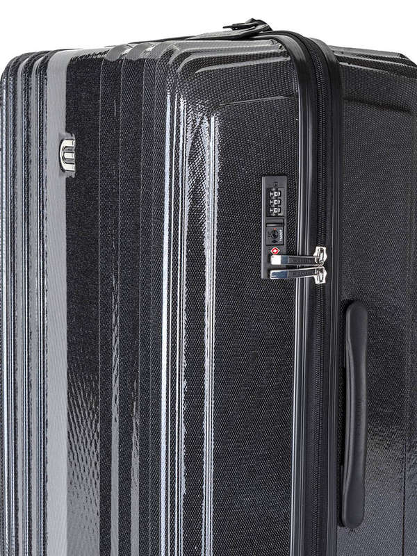 Cellini Compolite Large 4 Wheel Trolley Case Black