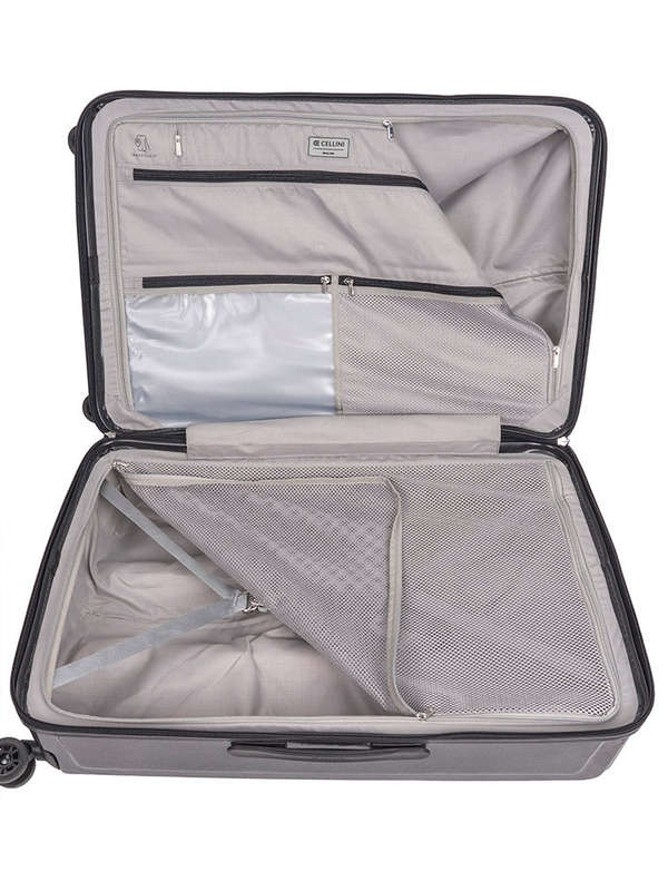 Cellini Compolite Large 4 Wheel Trolley Case Black