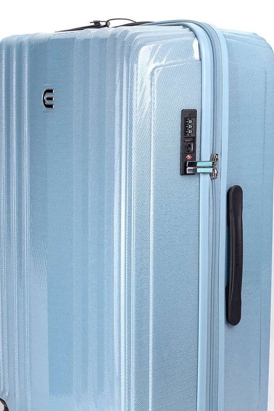 Cellini Compolite Large 4 Wheel Trolley Case Blue