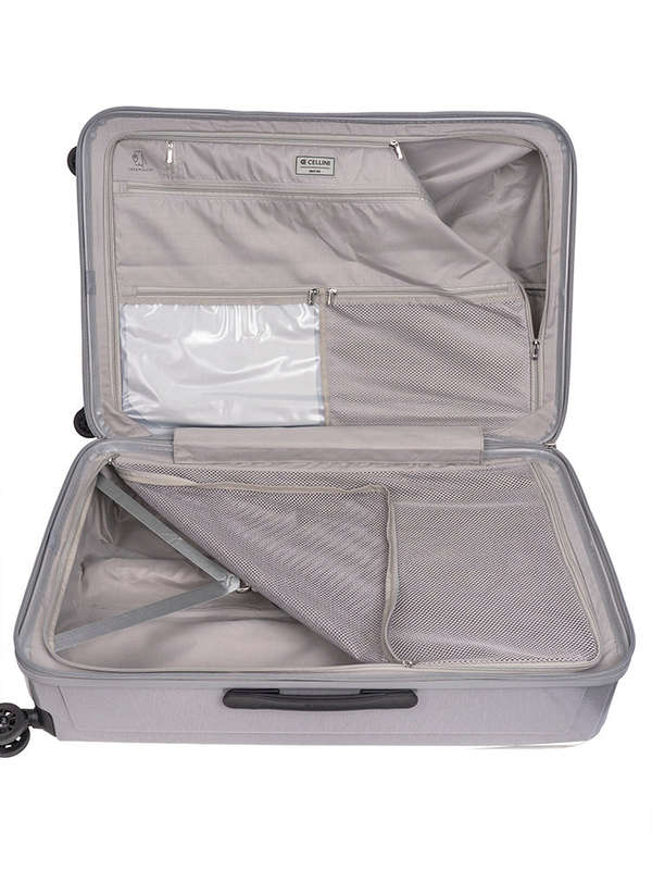 Cellini Compolite Large 4 Wheel Trolley Case Silver