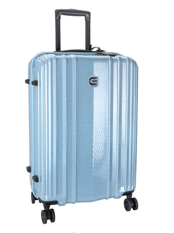 Cellini Compolite Medium 4 Wheel Trolley Case Blue