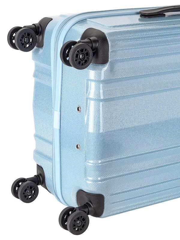 Cellini Compolite Medium 4 Wheel Trolley Case Blue