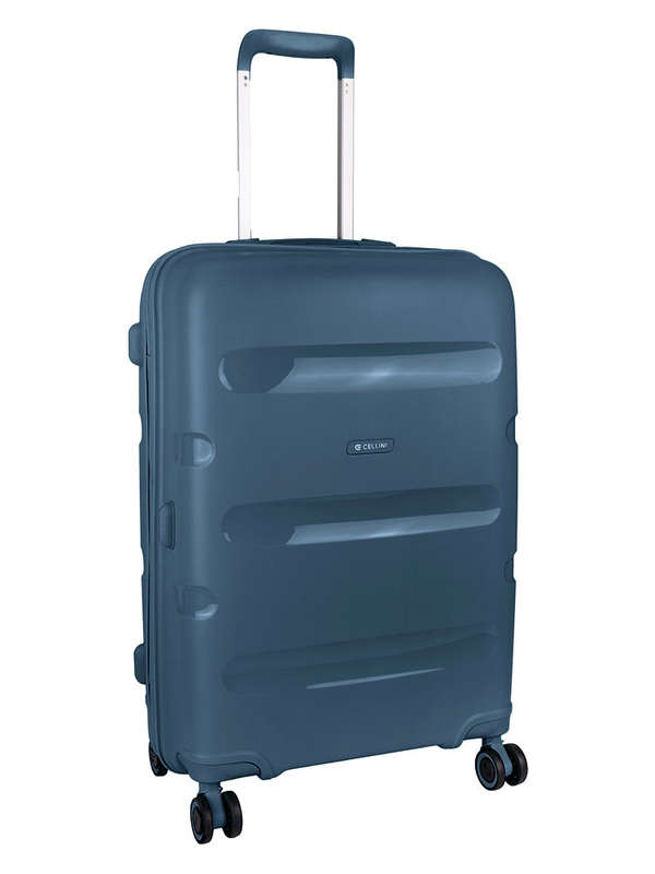 Cellini Cruze Medium 65cm 4 Wheel Trolley Case Navy