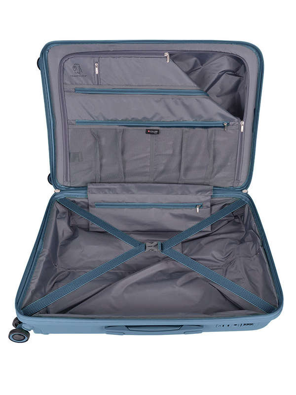 Cellini Cruze Medium 65cm 4 Wheel Trolley Case Navy