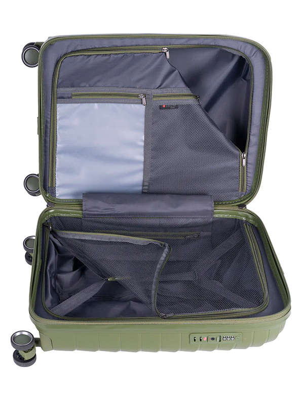 Cellini Grande 55cm Carry-On Trolley Case Army Green