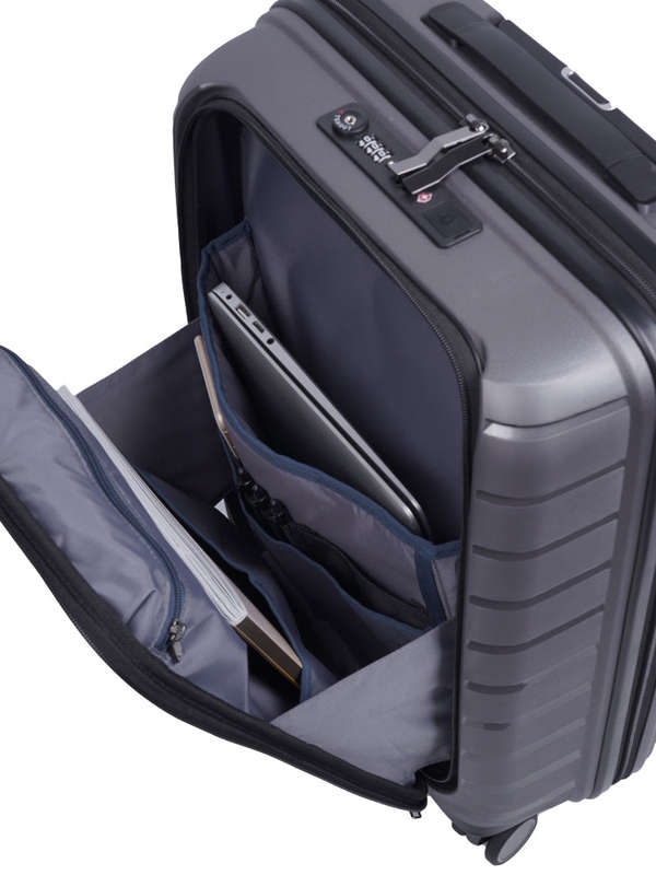 Cellini Microlite Trolley Carry On Business Case Charcoal