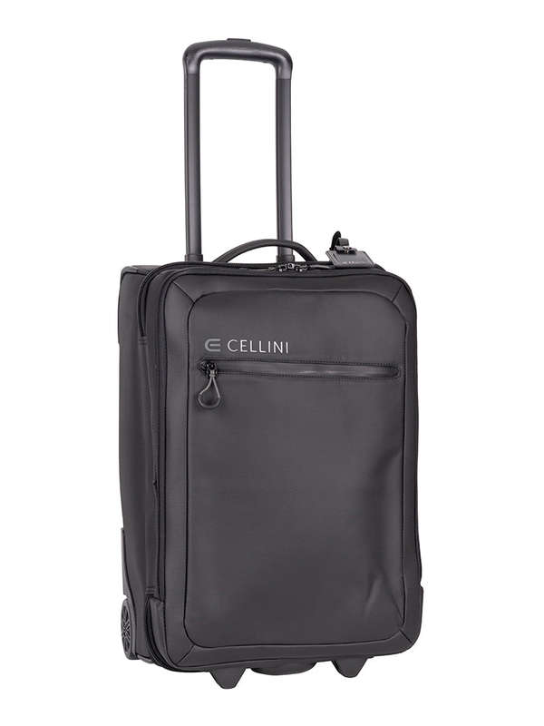 Cellini Nomad Carry-On Trolley Pullman with Oversized All Terrain Wheels Black