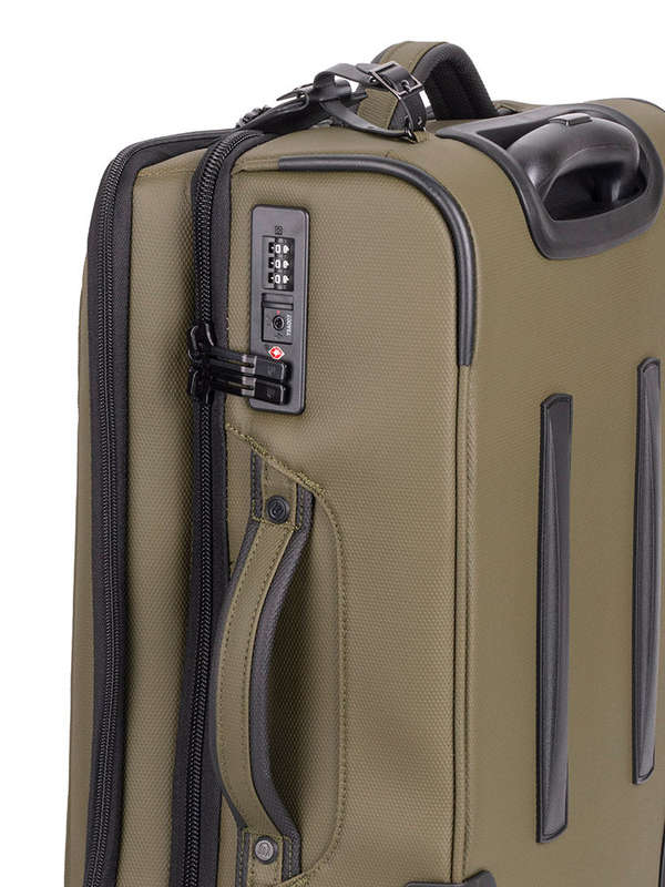 Cellini Nomad Carry-On Trolley Pullman with Oversized All Terrain Wheels Green