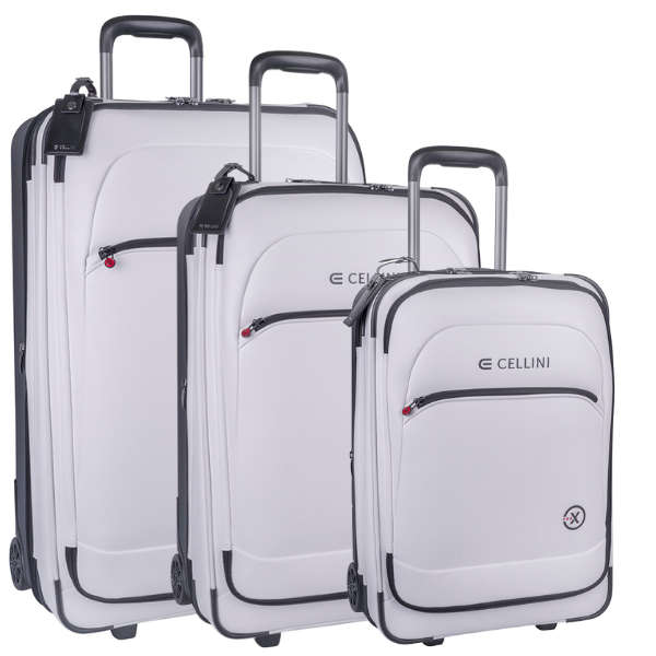 Cellini Pro X 3 piece set Pullman with Oversized Fastline Wheels white
