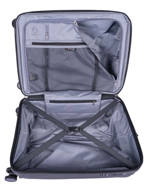 Cellini Qwest 4 Wheel Carry On Trolley Navy