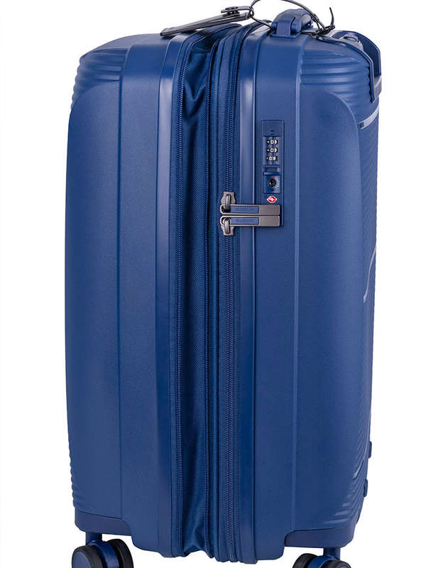 Cellini Qwest 4 Wheel Carry On Trolley Navy