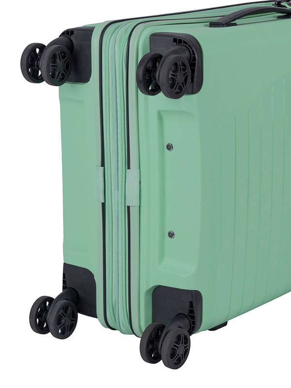 Cellini Starlite Medium 65cm 4 Wheel Trolley Case Light green