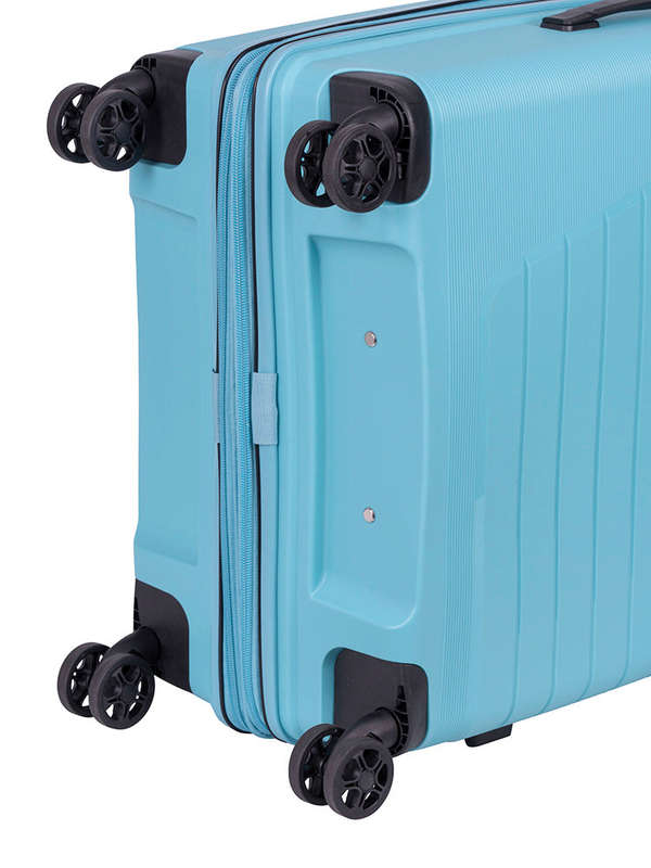 Cellini Starlite 4 Wheel Carry On 55cm Trolley Blue