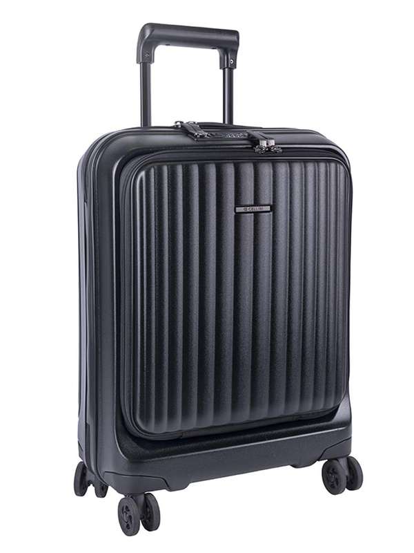 Cellini Tri Pak 4 Wheel Carry On Trolley Black