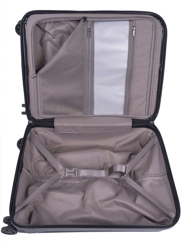 Cellini Tri Pak 4 Wheel Carry On Trolley Black