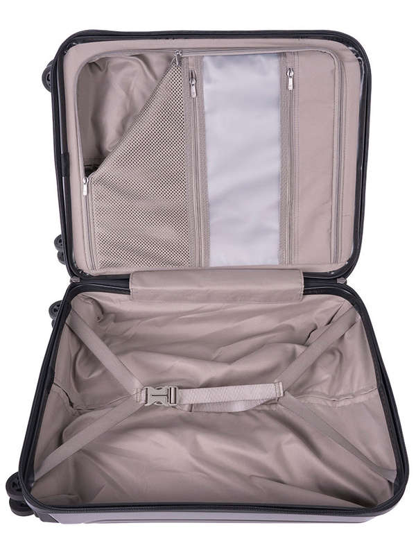 Cellini Tri Pak 4 Wheel Carry On Trolley Champagne