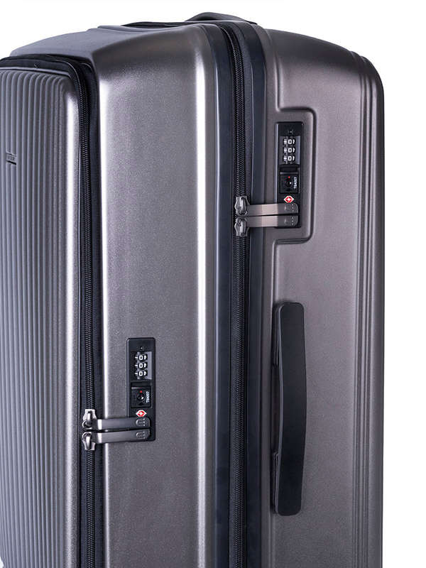 Cellini Tri Pak Large 4 Wheel Trolley Case Champagne