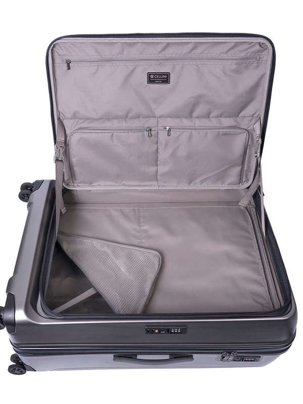 Cellini Tri Pak Large 4 Wheel Trolley Case Champagne