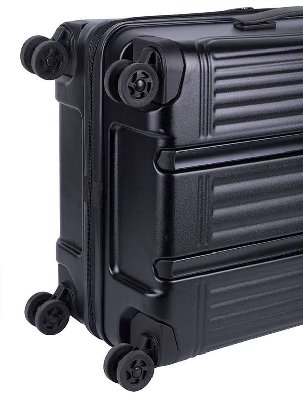 Cellini Tri Pak Medium 4 Wheel Trolley Case Black