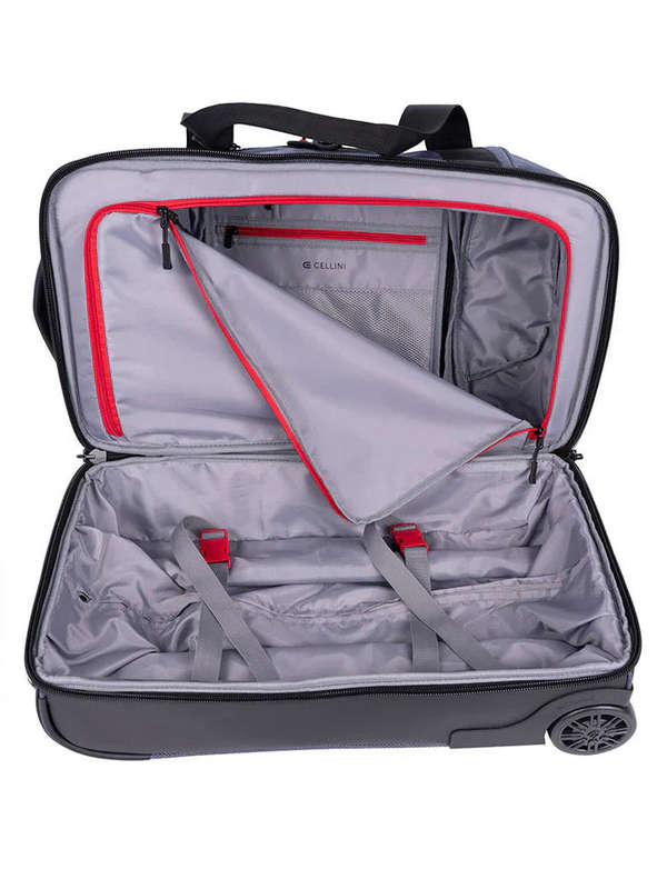 Cellini Xplorer Small Double Decker Trolley Duffel Blue