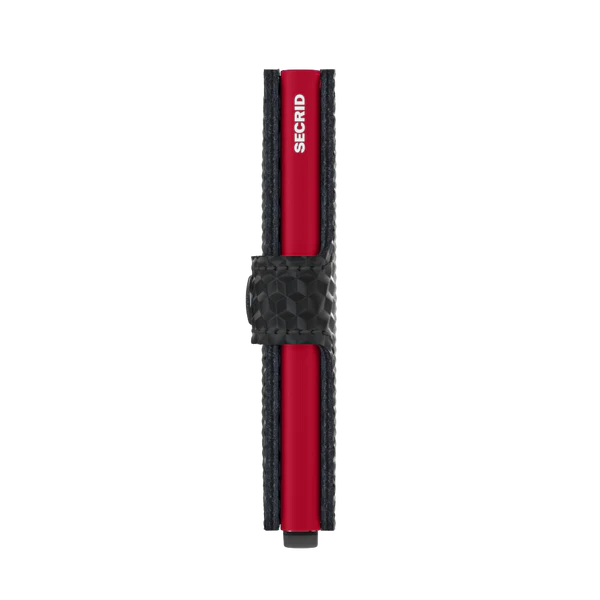 Secrid Mini Wallet Cubic Black & Red