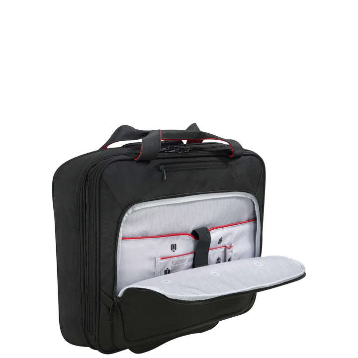 Delsey Parvis Plus Carry-On Trolley Pilot Case(PC PROTECTION 17.3")
