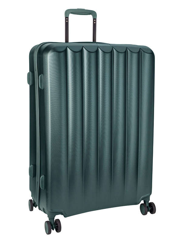 Jo Borkett Gatsby Large 4 Wheel Trolley Case Green