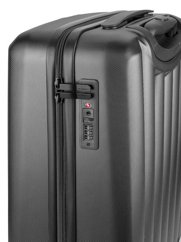 Jo Borkett Gatsby 4 Wheel Trolley Carry On Charcoal