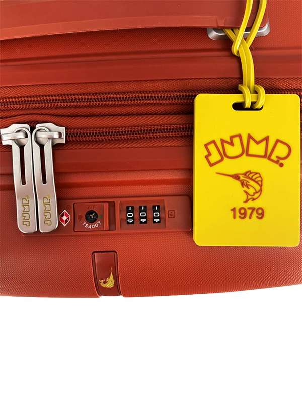 Jump Evae Medium 4 Wheel Trolley Case Terracotta