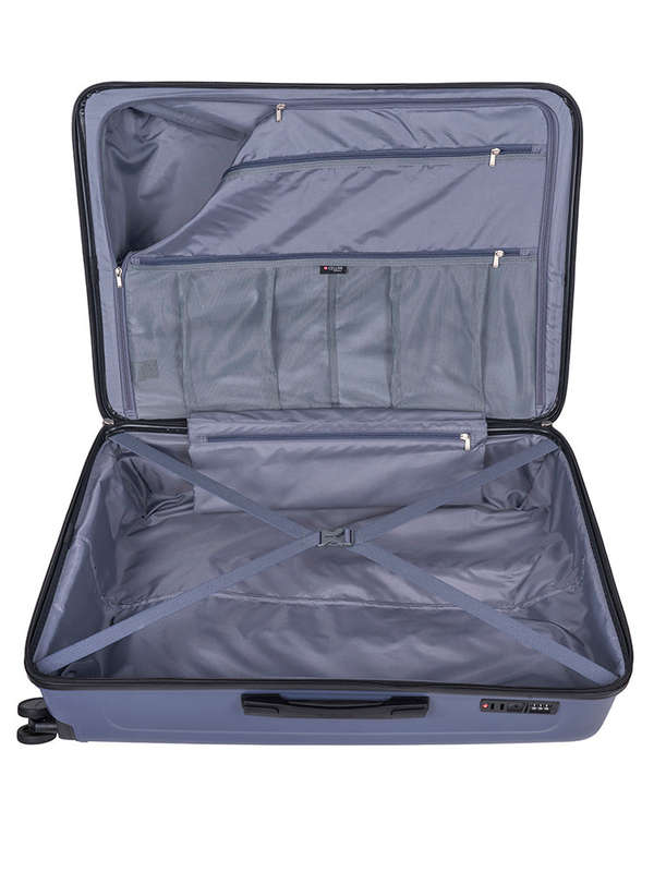 Cellini Flexilite Large 4 Wheel Trolley Case Blue