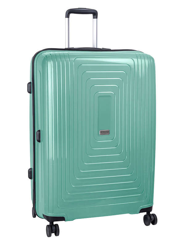 Cellini Flexilite Large 4 Wheel Trolley Case Green