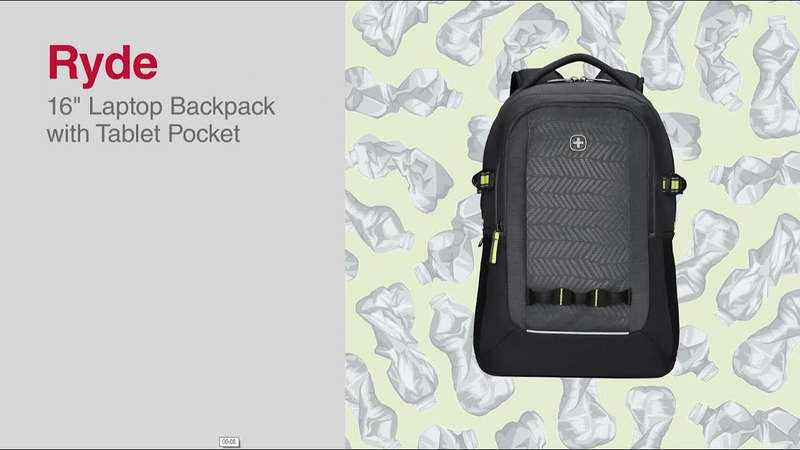 Wenger Ryde  16" Laptop Backpack with tablet Pocket