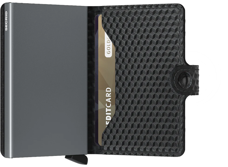 Secrid Mini Wallet Cubic Black- Titanium