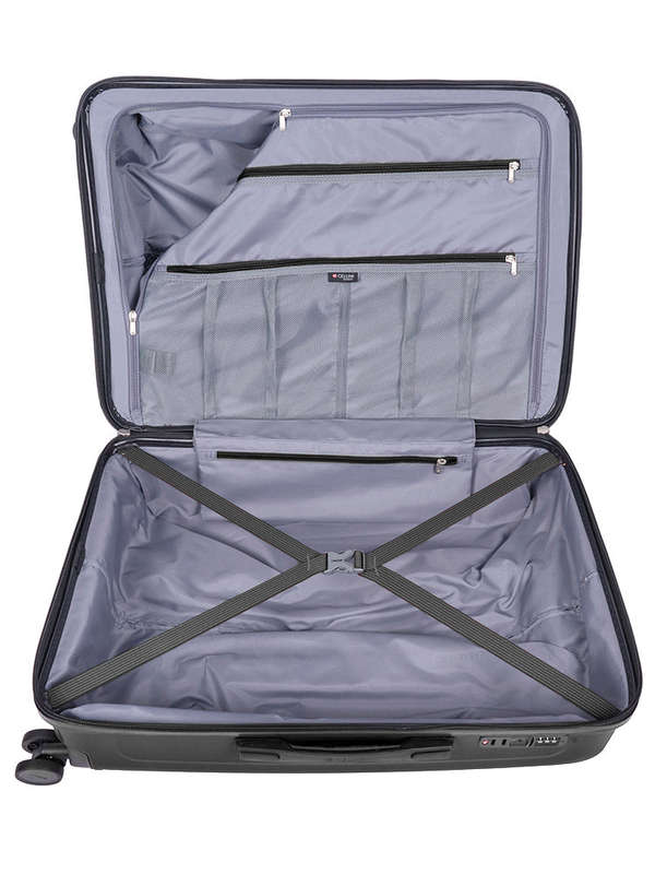 Cellini Flexilite Medium 4 Wheel Trolley Case Black