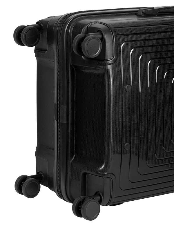 Cellini Flexilite Medium 4 Wheel Trolley Case Black