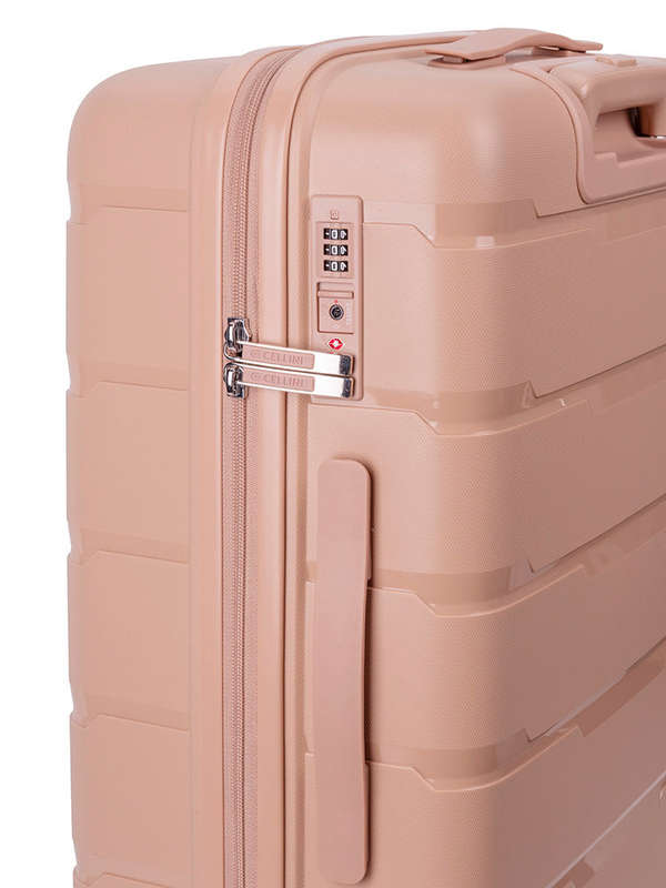 Cellini Rapido Large 4 Wheel Trolley Beige