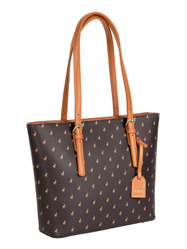 Polo Iconic Medium Tote Brown