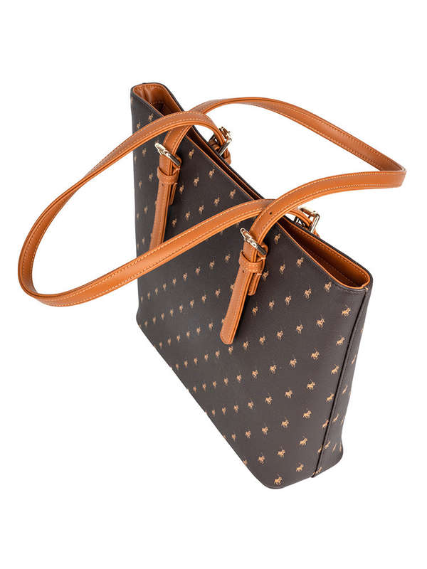 Polo Iconic Medium Tote Brown