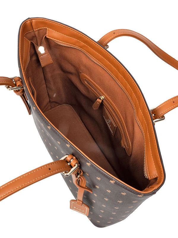 Polo Iconic Medium Tote Brown