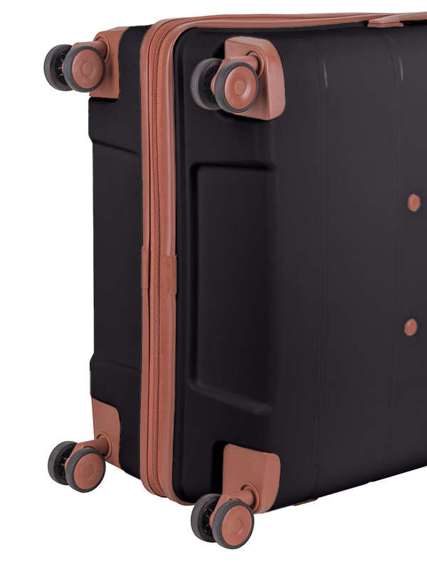 Cellini Monte Carlo Large 4 Wheel Trolley Case Black