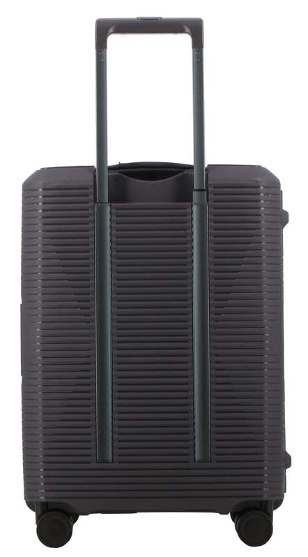 Pierre Cardin Cannes Case 65cm Medium Luggage Charcoal/Orange