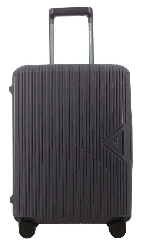 Pierre Cardin Cannes Case 65cm Medium Luggage Charcoal/Orange