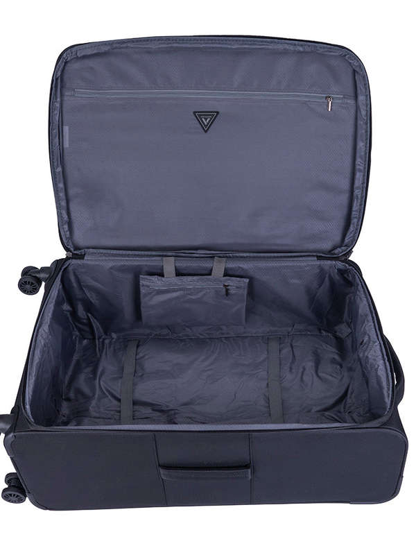 Voyager Istria Large 4 Wheel Trolley Case Black