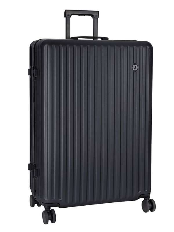 Polo Knox Large 4 Wheel Trolley Case Black