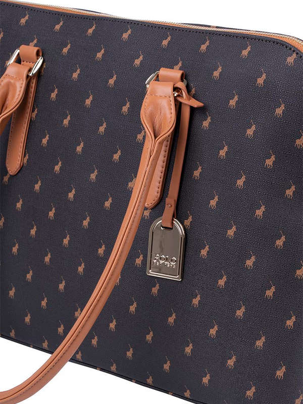 Polo Iconic Laptop Bag Brown