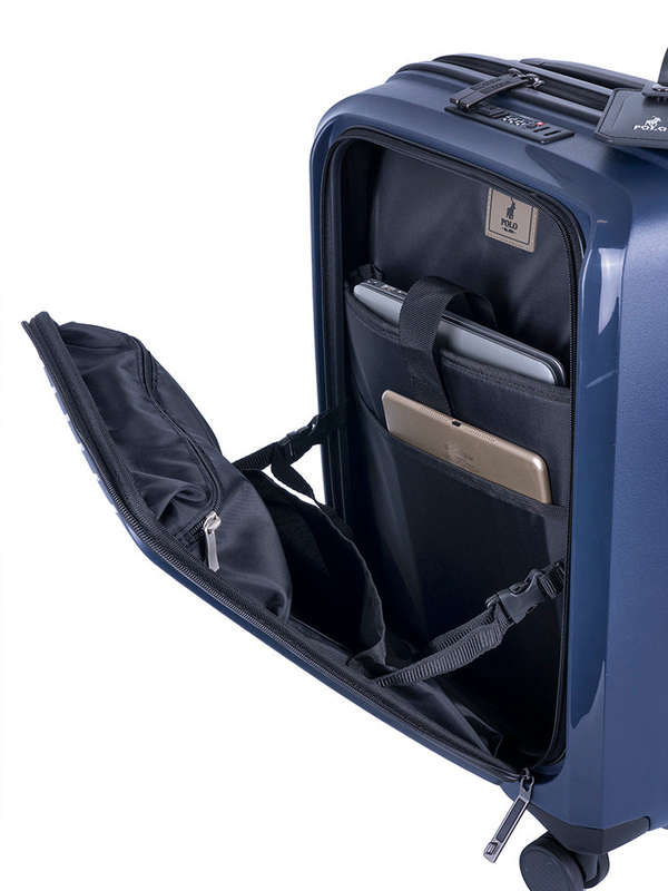 Polo Proflex Fusion 4 Wheel Trolley Carry On Navy