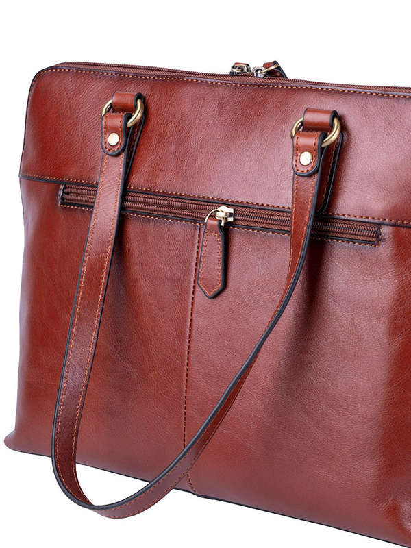 Polo Vega Slim Briefcase Brown