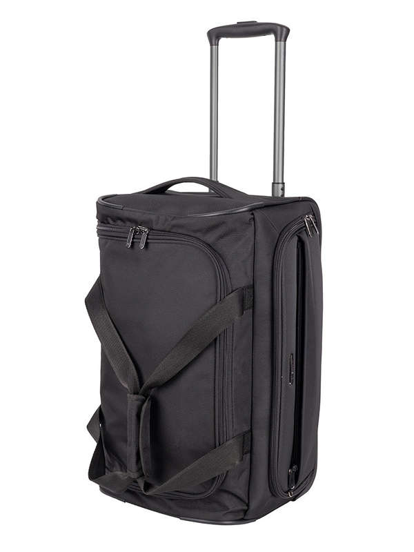 Cellini Microlite S Small 2-Wheel Trolley Duffel Ink Black