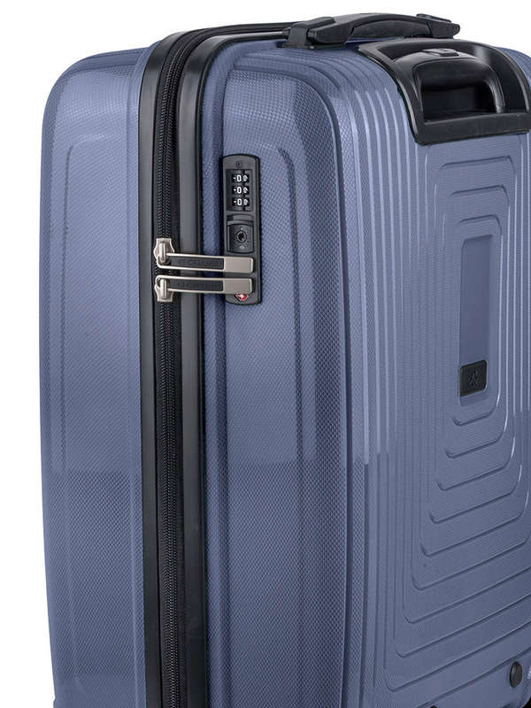 Cellini Flexilite 4 Wheel Trolley Carry On Blue